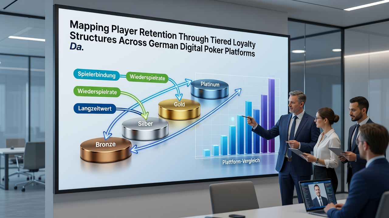 Grafik zu Retentionsraten und Turnierprämien in deutschen Poker-Systemen